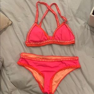 VS bikini set hot pink size small